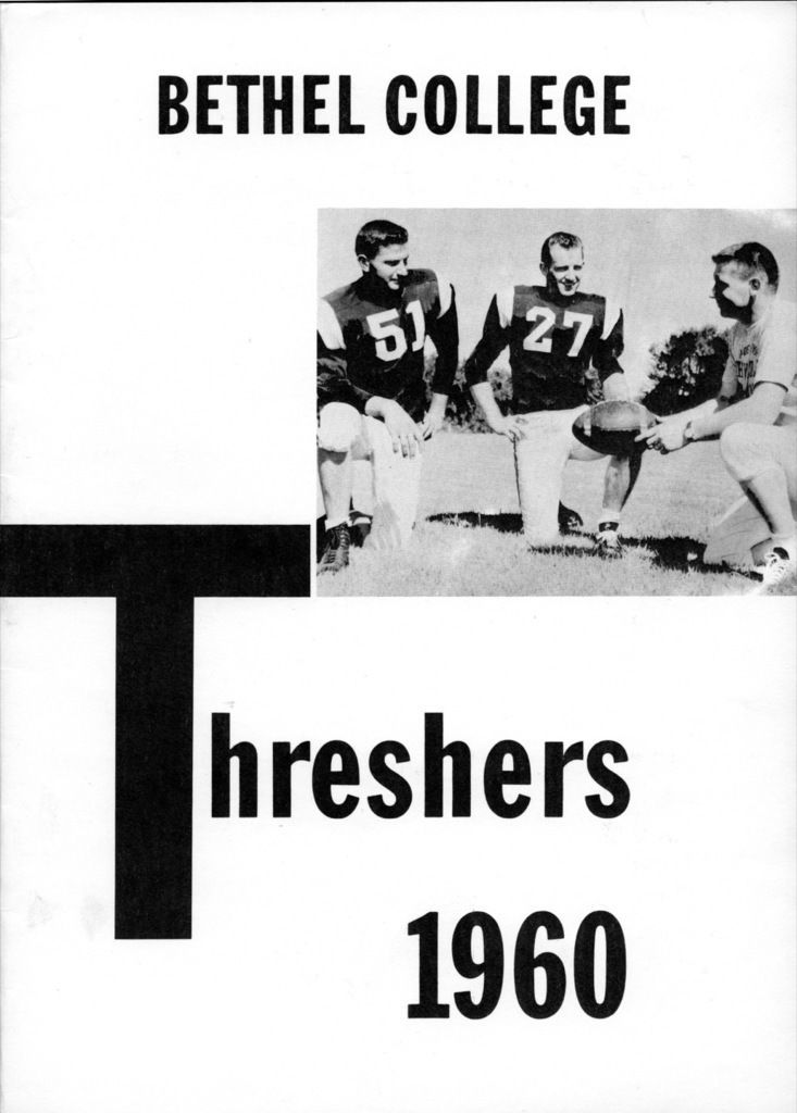 1960 fall football program